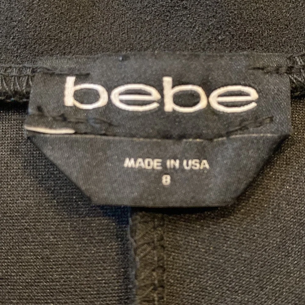 NWT BEBE black dress - Picture 6 of 7